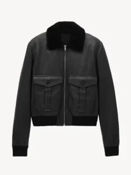 Promo John Legend Fur Collar Leather Jacket View Look