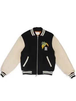 Rhude GP Varsity Jacket with clean front styling.
