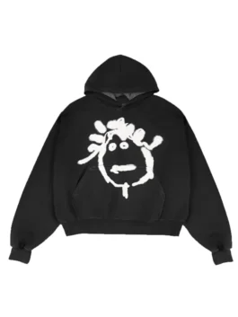 BadGalRiri hoodie with black color and modern streetwear appeal.