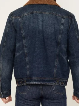 Felix movie jacket with blue denim texture and relaxed everyday styling.
