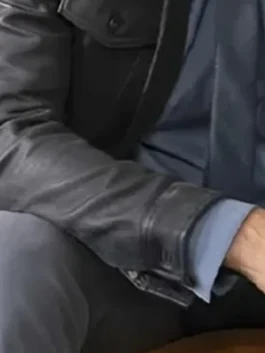 S02 Daniel Sunjata Leather Jacket Close-Up
