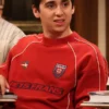 Saturday Night Live Marcello Hernandez Red Sweatshirt with casual TV-inspired styling.