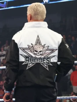 WWE SmackDown jacket inspired by Cody Rhodes with casual sporty styling.