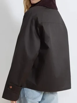Broad Trip grey jacket with simple front design and casual outerwear appeal.