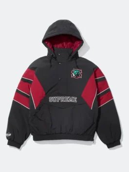 Supreme x SALEM Black and Red Pullover Jacket