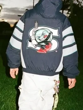 Supreme x SALEM Half Zip Stadium Jacket