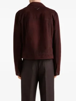 Lionel Richie jacket with soft suede texture and smart TV style.