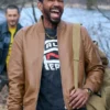 The Boys S05 Laz Alonso Brown Jacket with rugged TV series-inspired styling.