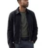 The Rookie North 2026 Alex Holland Suede Leather Jacket with sharp TV series styling.
