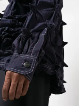 The Voice S27 Conor James Blue Spikey Jacket Side Look CUffs