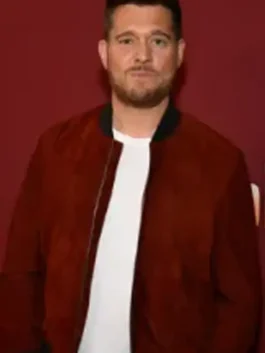 The Voice S27 Michael Buble’s Bomber Jacket Front View