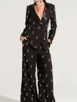 The Voice S27 Pearl Embellished Blazer Design