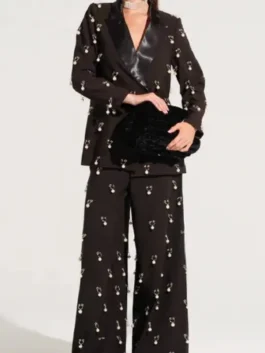 The Voice S27 Pearl Embellished Blazer View