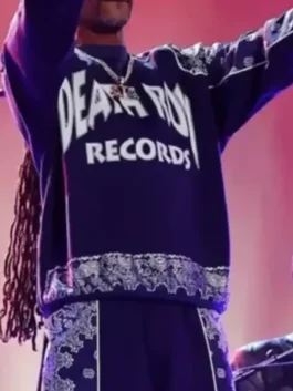 The Voice S28 Finale Snoop Dogg Tracksuit close-up view showing fabric texture, stitching, and front details
