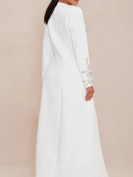 The Voice S28 Jazz Mckenzie Embellished Coat Back View
