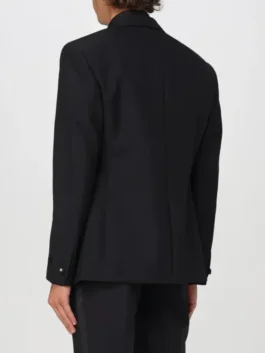 The Voice S28 Michael Buble Satin Lapel Blazer Back View