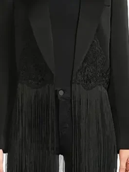 The Voice S28 Reba Mcentire Fringe Blazer Close-Up