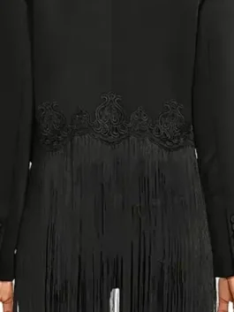 The Voice S28 Reba Mcentire Fringe Blazer Design View