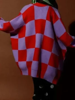 The Voice S29 Mikenley Oversized Cardigan Back View