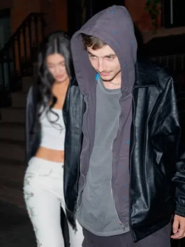 Timothee Chalamet black leather jacket inspired by NYC 2026 style.