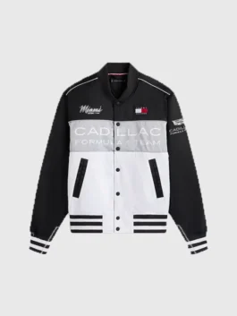Tommy Hilfiger Cadillac F1 Team Miami Varsity Jacket View Look