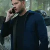 Tracker S03 Justin Hartley Blue Wool Jacket front view.