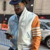 Wisdom Kaye NYC Bomber Leather Jacket with clean front styling.