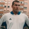 Backyard Legends Zinedine Zidane Jersey in white polyester with shirt collar and clean football style