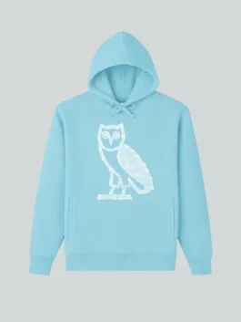 Drake Ovo Iceman Hoodie with fleece fabric, soft inner feel, hooded collar, and relaxed pullover style