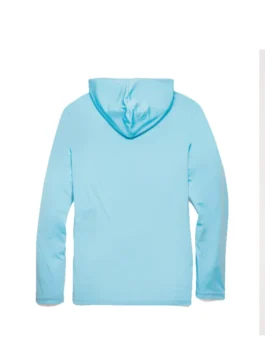 Drake Ovo Iceman Hoodie back view with smooth fleece finish, hooded rear shape, and ribbed hem detail