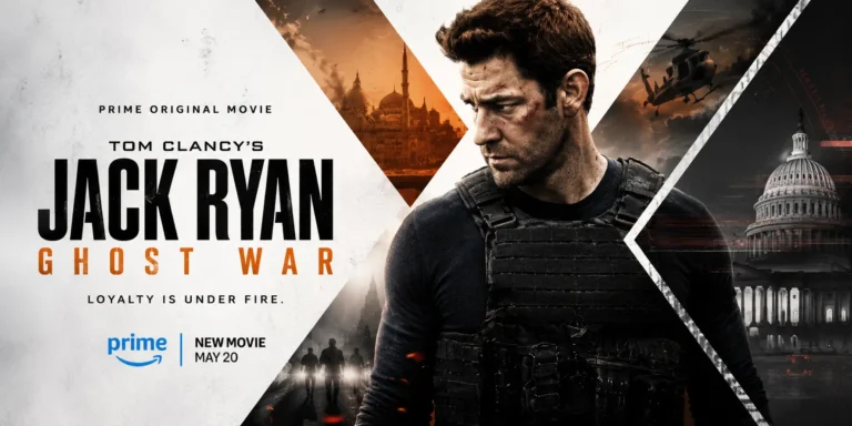 John Krasinski as Jack Ryan in his iconic tactical outfit from Tom Clancy's Jack Ryan Ghost War 2026 celebrity jackets guide