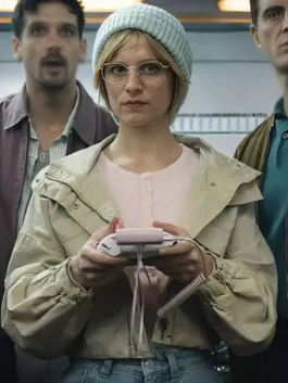 Michelle Jenner Berlin Beige Jacket Netflix Series Inspired Jacket