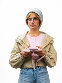 Michelle Jenner Berlin Beige Jacket Netflix Series Inspired Jacket