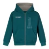 NASA ARTEMIS Launch System Youth Jacket with worm logo detail, fleece fabric, zipper front, and hooded design