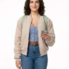 Shop The Hannah Wells 2026 TV Series Off Campus Ella Bright Bomber Jacket