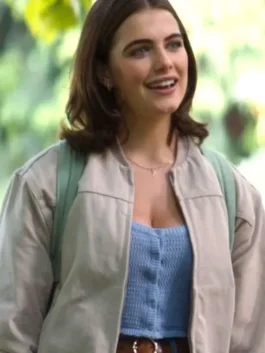 Shop The Hannah Wells 2026 TV Series Off Campus Ella Bright Bomber Jacket