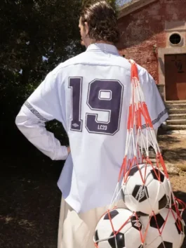 Umbro LC23 World Cup 2026 England Italia Shirt back view with smooth cotton and relaxed shirt shape