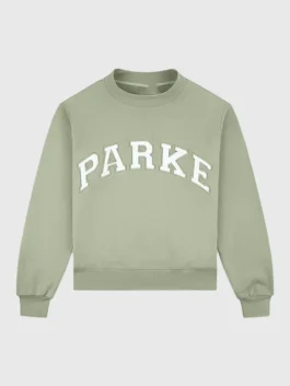 Summerland Varsity Mockneck Sweatshirt for women with fleece texture, varsity detail, and relaxed fit