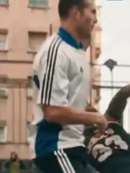 Backyard Legends Zinedine Zidane Jersey with white polyester body, half sleeves, and retro football appeal