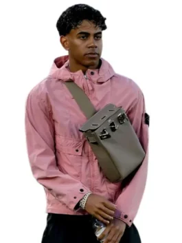 Lamine Yamal 2026 Hooded Jacket front view featuring premium construction, hooded styling, and modern streetwear-inspired fashion appeal