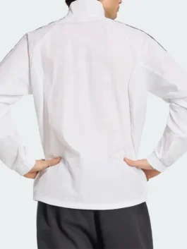 Adidas Argentina Anthem White Jacket Back View