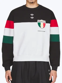 Iconic Adidas Chavarria Chicano Crewneck Shirt from the celebrated Adidas x Chavarria collaboration honoring Chicano roots