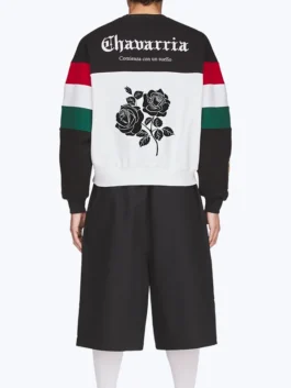Classic Adidas Chavarria Chicano Crewneck Shirt celebrating Chicano culture and heritage through the bold Adidas x Chavarria collaboration