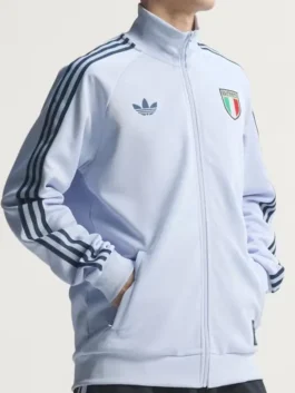 Adidas Italy Originals Track Top Front View