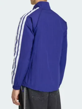 Adidas Japan Anthem Blue Jacket Back View