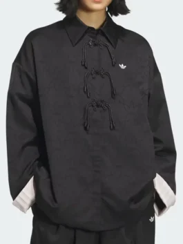 Adidas New Chinese Shirt Jacket Front View