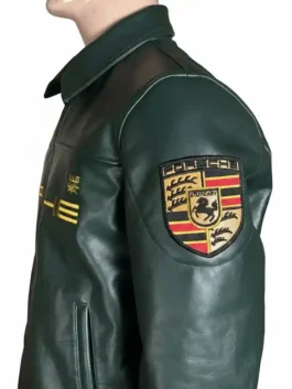 Aime Leon Dore × Porsche Leather Jacket Side