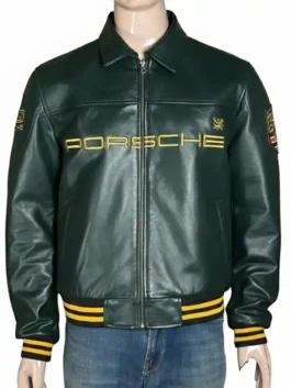 Aime Leon Dore × Porsche 993 Leather Jacket Front