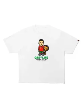 Bape X CR7 Life Baby Milo Relaxed Fit Tee