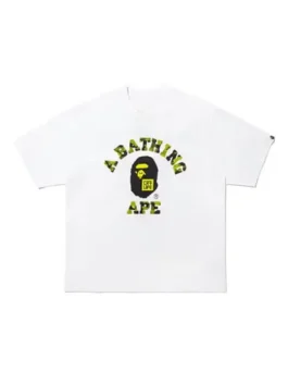 Bape X Cristiano Ronaldo Life College Relaxed Fit T-shirt Front View